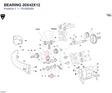 BEARING 20X42X12 751832054 diagram position