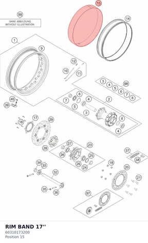 Diagram preview: RIM BAND 17'' (60310173200)