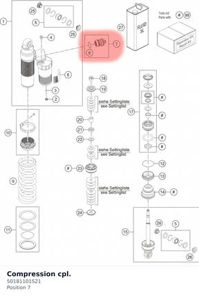 Diagram preview: Compression cpl. (50181101S21)