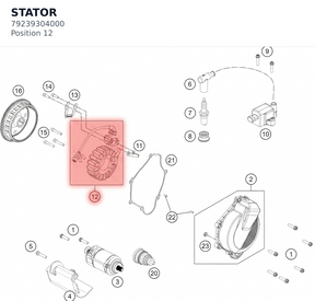 Diagram preview: STATOR (79239304000)