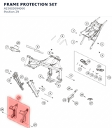 Diagram preview: FRAME PROTECTION SET (A23003094000)