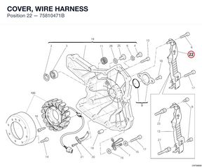 COVER, WIRE HARNESS 75810471B diagram position