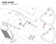 HOSE GUIDE 75811421A diagram position