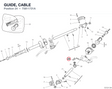 GUIDE, CABLE 75811731A diagram position