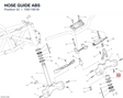 HOSE GUIDE ABS 75811951B diagram position