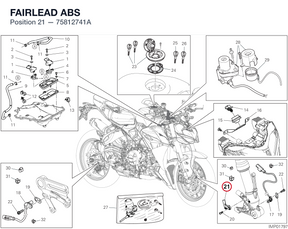 FAIRLEAD ABS 75812741A diagram position