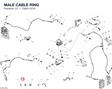 MALE CABLE RING 75841101A diagram position