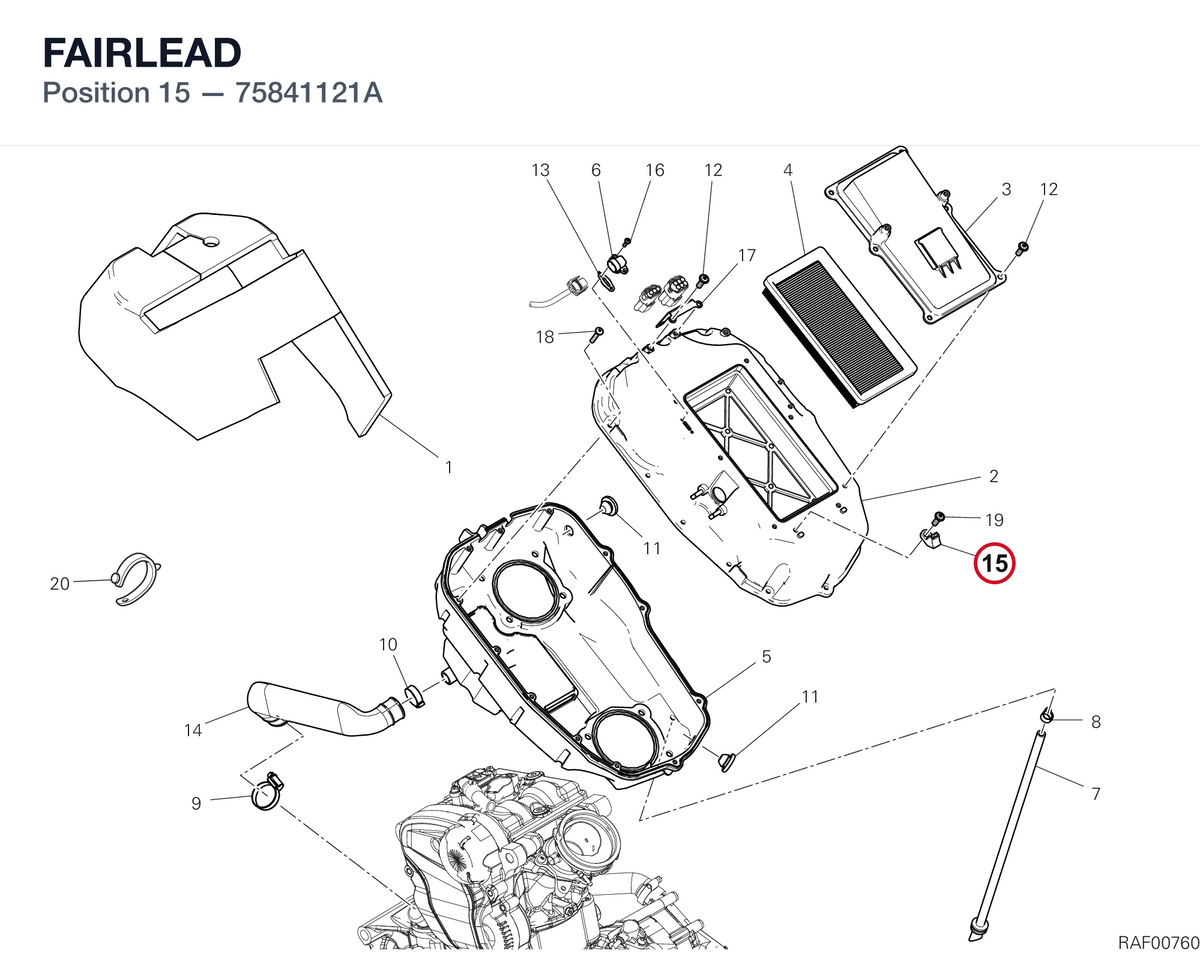 FAIRLEAD 75841121A diagram position