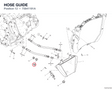 HOSE GUIDE 75841191A diagram position