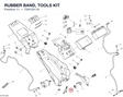 RUBBER BAND, TOOLS KIT 75910311A diagram position