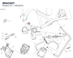 BRACKET 75910351A diagram position