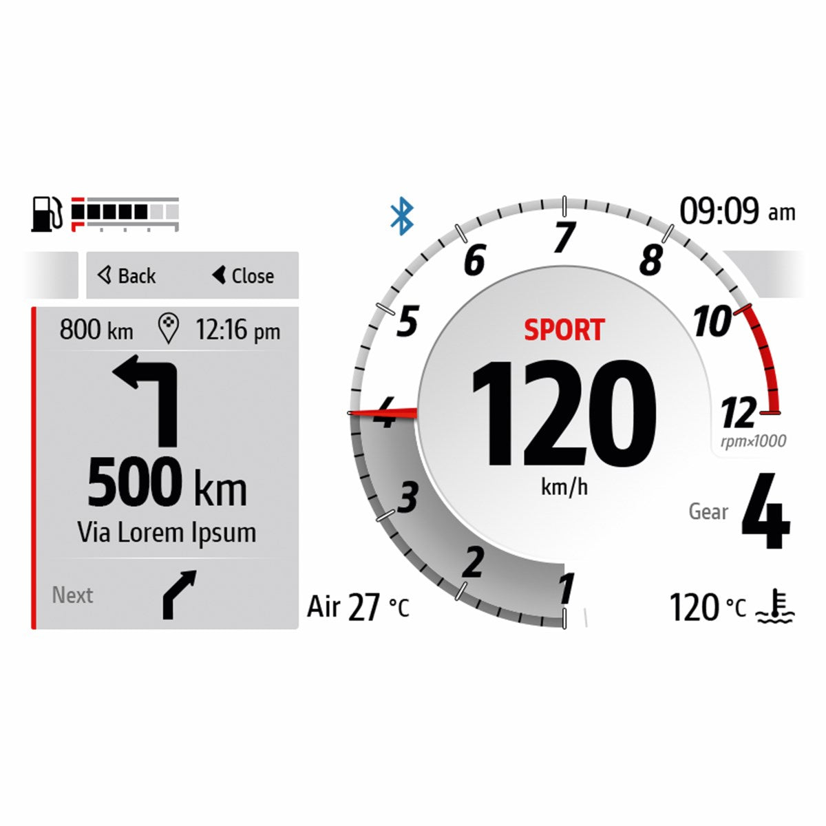 Turn by turn navigation software