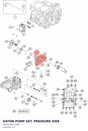 Diagram preview: EATON PUMP SET, PRESSURE SIDE (A64038011000)