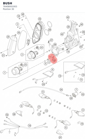 Diagram preview: BUSH (76408001003)