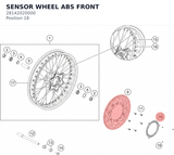 Diagram preview: SENSOR WHEEL ABS FRONT (28142020000)