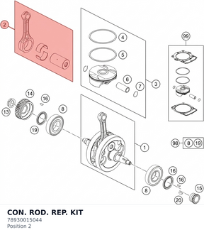Diagram preview: CON. ROD. REP. KIT (78930015044)