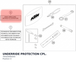 Diagram preview: UNDERRIDE PROTECTION CPL. (76503090044)