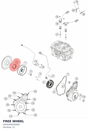 Diagram preview: FREE WHEEL (A64040026000)