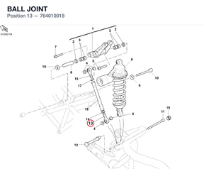BALL JOINT 764010018 diagram position