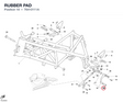 RUBBER PAD 76410111A diagram position