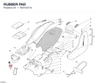 RUBBER PAD 76410371A diagram position