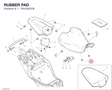RUBBER PAD 76410631B diagram position