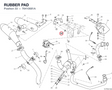 RUBBER PAD 76410681A diagram position