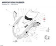 MIRROR REAR RUBBER