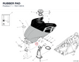 RUBBER PAD 76411061A diagram position