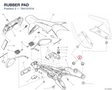 RUBBER PAD 76412161A diagram position