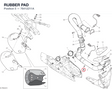 RUBBER PAD 76412211A diagram position