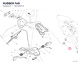 RUBBER PAD 76412371A diagram position