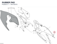 RUBBER PAD 76414341A diagram position