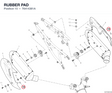 RUBBER PAD 76414381A diagram position