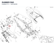 RUBBER PAD 76414481B diagram position