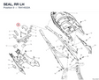SEAL, RR LH 76414522A diagram position