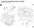 STUD BOLT FASTENING HEAD CYLINDER