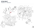 STUD BOLT 76610241A diagram position