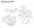 STUD BOLT, CYLINDER