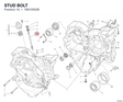 STUD BOLT 76610552B diagram position