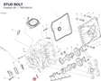 STUD BOLT 76610841A diagram position