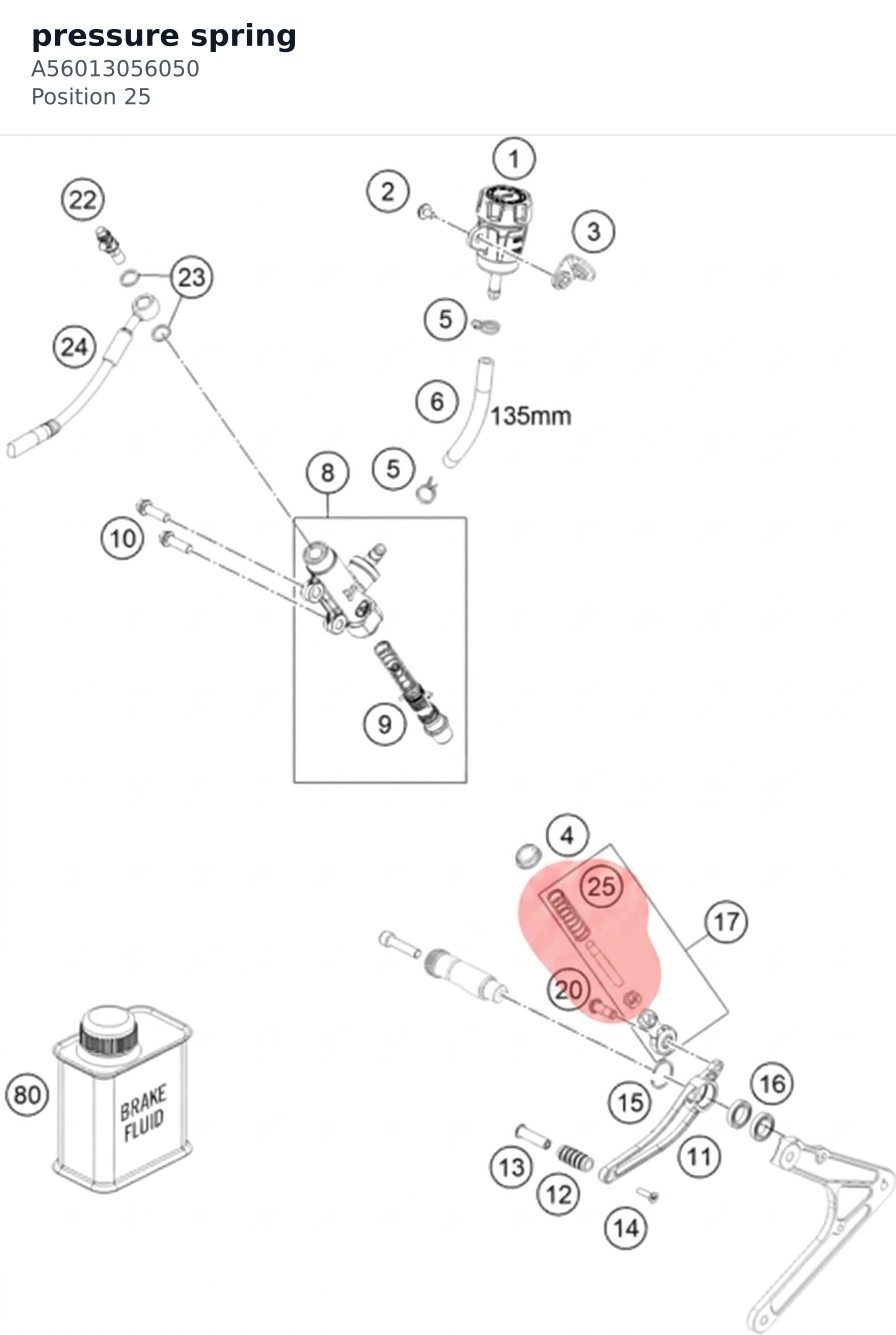 Diagram preview: pressure spring (A56013056050)