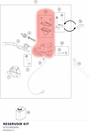 Diagram preview: RESERVOIR KIT (47213003000)