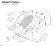SCREW TEF M5X45 77056198B diagram position