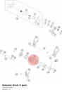Diagram preview: Selector drum 6 gear (79434512300)