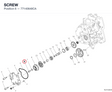 SCREW 77140648CA diagram position