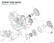 SCREW TCEIF M6X20 77140677CF diagram position
