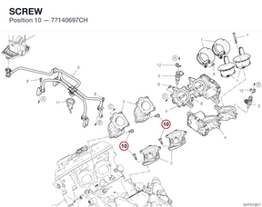 SCREW 77140697CH diagram position
