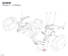 SCREW 77150021A diagram position