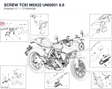 SCREW TCEI M5X22 UNI5931 8.8 77150443B diagram position